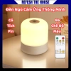 Đèn ngủ bàn LED pha sữa 3 màu, điều khiển từ xa cảm ứng, trang trí phòng trẻ, 54.940₫