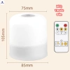 Đèn ngủ bàn LED pha sữa 3 màu, điều khiển từ xa cảm ứng, trang trí phòng trẻ, 54.940₫ 6