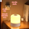 Đèn ngủ bàn LED pha sữa 3 màu, điều khiển từ xa cảm ứng, trang trí phòng trẻ, 54.940₫ 8