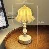 Đèn ngủ bàn mini trắng phong cách Bắc Âu – ánh sáng nhẹ, hiện đại, giá 48.400₫ 10