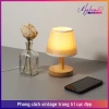 Đèn ngủ bàn My Home DN006 chao nấm gỗ, họa tiết đa dạng, cắm USB, đọc sách đầu giường 95.000₫ 3