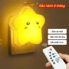 Đèn ngủ bé hình ngôi sao cắm ổ điện, treo tường, điều khiển từ xa HT Shop DN010 74.999₫