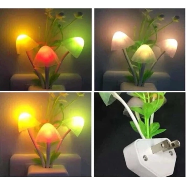 Đèn ngủ BeeKid hình cây nấm cảm ứng tự động, ánh sáng ấm, bật tự động, giá 19.999 VND 3