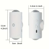 Đèn ngủ cảm biến chuyển động, sạc USB - Giá 95k, công tắc tự động 9