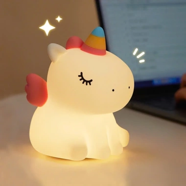 Đèn ngủ cảm biến hình vịt mèo dễ thương - ánh sáng dịu, điều chỉnh độ sáng, quà tặng 178k