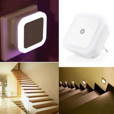 Đèn ngủ cảm biến tự động 3 hình: Ô Vuông, Ngôi Sao, Mặt Trăng - Sang Trọng, Giá 9.000₫