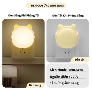 Đèn Ngủ Cảm Ứng LED Tự Động Tắt Bật Thiết Kế Decor Phòng Ngủ Giá 14.300 VND 9 Đèn Ngủ Cảm Ứng LED Tự Động Tắt Bật Thiết Kế Decor Phòng Ngủ Giá 14.300 VND 9