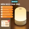 Đèn ngủ cảm ứng Makito 3 màu chuyển đổi, ánh sáng dịu bảo vệ mắt, giá 69.000₫