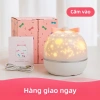 Đèn ngủ chiếu sao 3D tự động xoay, đèn chiếu trần LOA Bluetooth phát nhạc, ánh sáng ấm áp cho mẹ và bé, điều khiển cảm ứng, tiết kiệm năng lượng 10