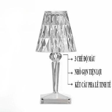 Đèn ngủ để bàn cao cấp 3 chế độ màu – Decor châu Âu lãng mạn, giảm còn 75.000₫ 5