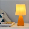 Đèn ngủ để bàn thân sứ ánh vàng sang trọng, thiết kế xếp li - chỉ 190.000 VND