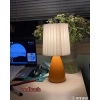 Đèn ngủ để bàn thân sứ ánh vàng sang trọng, thiết kế xếp li - chỉ 190.000 VND 7
