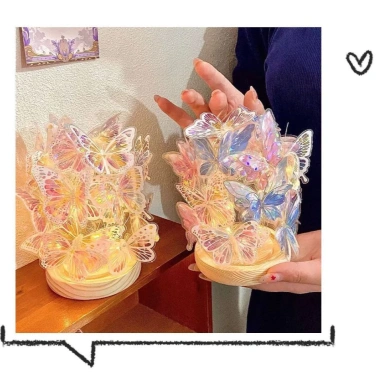 Đèn Ngủ DIY Handmade Mini Mặt Trăng Hoa Hồng – Trang Trí Phòng, Quà Tặng Ý Nghĩa Sinh Nhật Valentine