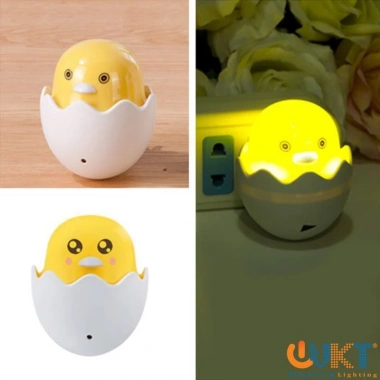 Đèn ngủ gắn tường cảm ứng hình con gà - Tiết kiệm năng lượng, chỉ 27,500₫