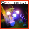 Đèn ngủ hình nấm 3 chế độ đổi màu - Tự động bật tắt, tiết kiệm năng lượng, trang trí phòng