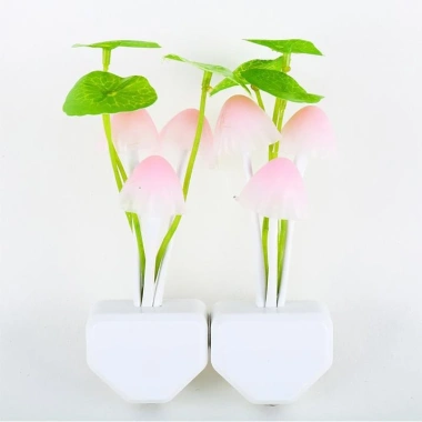 Đèn ngủ hình nấm 3 chế độ đổi màu - Tự động bật tắt, tiết kiệm năng lượng, trang trí phòng