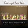 Đèn ngủ hoa khô mini màu hồng - làm theo tên, quà sinh nhật handmade, giảm giá 18% chỉ 225.000