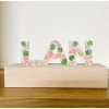 Đèn ngủ hoa khô mini màu hồng - làm theo tên, quà sinh nhật handmade, giảm giá 18% chỉ 225.000 6