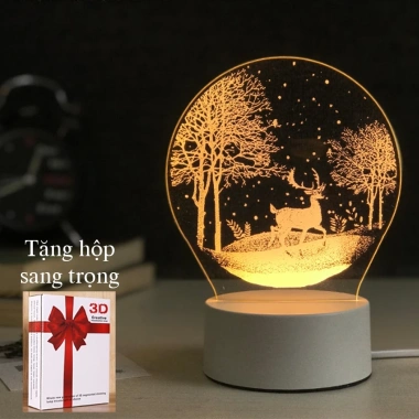 Đèn Ngủ LED 3D Bàn 3 Màu - Phích Cắm, Đa Kiểu, Quà Tặng Độc Đáo 30.000đ