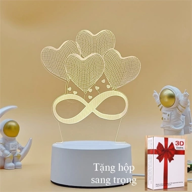 Đèn Ngủ LED 3D Bàn 3 Màu - Phích Cắm, Đa Kiểu, Quà Tặng Độc Đáo 30.000đ 10 Đèn Ngủ LED 3D Bàn 3 Màu - Phích Cắm, Đa Kiểu, Quà Tặng Độc Đáo 30.000đ 10