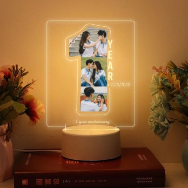 Đèn ngủ LED 3D in ảnh theo yêu cầu - Quà tặng Valentine, bố mẹ, bạn gái - 115.000₫