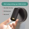 Đèn ngủ LED cảm biến thông minh sạc USB - Đèn tường khí quyển, không dây, 1‑3 ngày