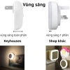 Đèn ngủ LED cảm ứng ánh sáng tự động tắt bật, decor phòng ngủ giá 29.000₫ 2