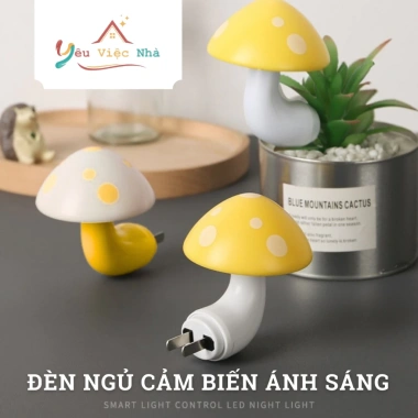 Đèn ngủ LED cảm ứng tự động bật tắt thông minh, dễ thương, trang trí phòng ngủ - 20.900 VND