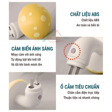 Đèn ngủ LED cảm ứng tự động bật tắt thông minh, dễ thương, trang trí phòng ngủ - 20.900 VND 7 Đèn ngủ LED cảm ứng tự động bật tắt thông minh, dễ thương, trang trí phòng ngủ - 20.900 VND 7
