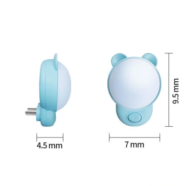 Đèn ngủ LED hình gấu 2 chế độ sáng vàng ấm và trắng, decor phòng ngủ, giá 14.300₫ 2