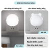 Đèn ngủ LED hình gấu 2 chế độ sáng vàng ấm và trắng, decor phòng ngủ, giá 14.300₫ 6