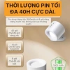 Đèn ngủ LED treo tường không dây từ tính 360° xoay sạc lại điều khiển từ xa cảm ứng 189k 3