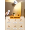 Đèn ngủ LED treo tường không dây từ tính 360° xoay sạc lại điều khiển từ xa cảm ứng 189k 7