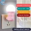 Đèn ngủ LED tròn bóng đa màu, công tắc đổi màu, cho phòng ngủ & khách - Giá 45.000₫ 8