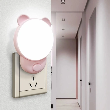 Đèn ngủ mặt trăng KLIYA Z-035 - Đèn tròn tai gấu, chuyển đổi 2 màu trắng-vàng ấm, ánh sáng dịu nhẹ, giá chỉ 29.000 VND