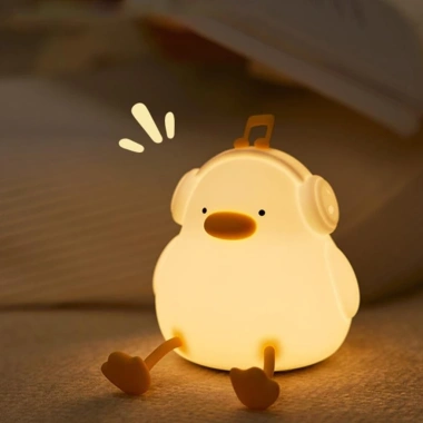 Đèn ngủ mèo tam thể ANDY KIDS - Đèn bàn silicone, quà tặng bạn gái, 218.400₫