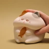 Đèn ngủ mèo tam thể KUMI - Đèn bàn cute silicon, quà tặng bạn gái, chỉ 218.400₫ 3