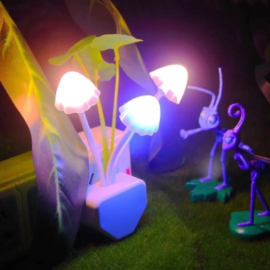 Đèn Ngủ Nấm Cảm Ứng Ánh Sáng Tự Động Bật/Tắt - Bóng Ngủ LED Tiết Kiệm 29.000đ 9