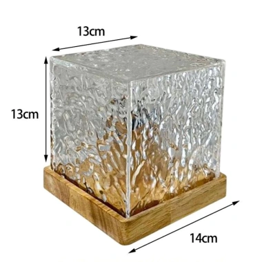 Đèn ngủ ngọn lửa xoay đa sắc màu - Lãng mạn cạnh giường, giảm còn 74.900₫