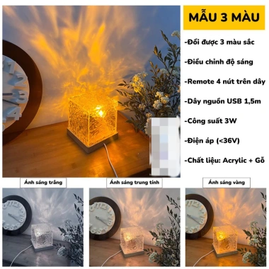 Đèn ngủ ngọn lửa xoay đa sắc màu - Lãng mạn cạnh giường, giảm còn 74.900₫ 10 Đèn ngủ ngọn lửa xoay đa sắc màu - Lãng mạn cạnh giường, giảm còn 74.900₫ 10