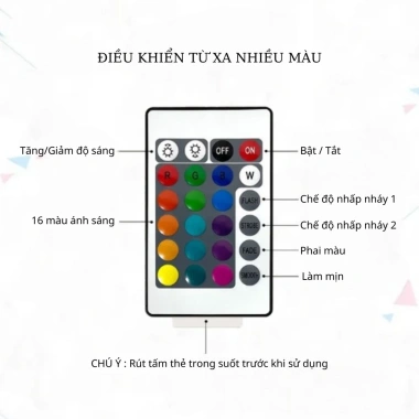 Đèn ngủ pha lê cảm ứng 16 chế độ sáng - Đèn để bàn trang trí GRB kèm USB, chỉ 89.999₫