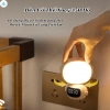 Đèn ngủ phi hành gia remote pin tích điện - đồng hồ hẹn giờ tự tắt 2