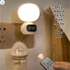 Đèn ngủ phi hành gia remote pin tích điện - đồng hồ hẹn giờ tự tắt 3