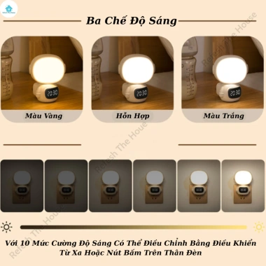 Đèn ngủ phi hành gia remote pin tích điện - đồng hồ hẹn giờ tự tắt 6 Đèn ngủ phi hành gia remote pin tích điện - đồng hồ hẹn giờ tự tắt 6