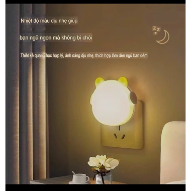 Đèn Ngủ Thông Minh Bóng LED, Cảm Ứng, Tự Động Tắt Mở, Tiết Kiệm Điện - 11.190₫
