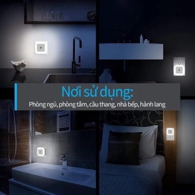 Đèn ngủ thông minh cảm ứng màu hồng - Tiết kiệm năng lượng, bật tắt tự động 3 Đèn ngủ thông minh cảm ứng màu hồng - Tiết kiệm năng lượng, bật tắt tự động 3