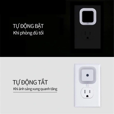 Đèn ngủ thông minh cảm ứng màu hồng - Tiết kiệm năng lượng, bật tắt tự động
