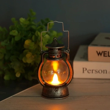 Đèn ngủ trang trí hình đèn dầu - Thiết kế đẹp, ánh ấm, giá ưu đãi 33.000₫