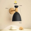 Đèn ngủ treo tường gỗ xoay 360 độ UPLED - Ánh sáng êm dịu, chống mỏi mắt, bóng LED 3