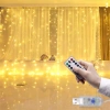 Đèn nháy LED rèm mành 10 sợi, điều khiển từ xa, 13 chế độ, cắm USB, 57.000₫ 2